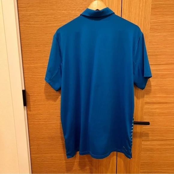 Nike Golf Dri Fit Blue Polo Shirt 890091–465 Size Large | Mens - Picture 12 of 12